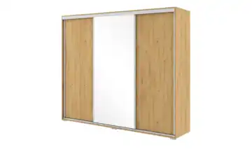 Schwebetürenschrank Aarau A25 Eiche (Nachbildung) 215 cm 278 cm