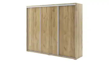 Schwebetürenschrank Aarau A24 Eiche (Nachbildung) 215 cm 250 cm