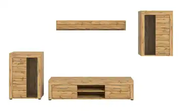 Wohnwand Jam Eiche (Nachbildung)