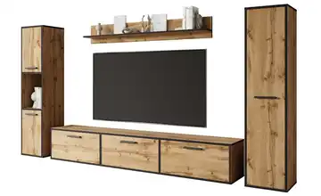 Wohnwand Eiche (Nachbildung)