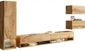Wohnwand Eiche (Nachbildung)