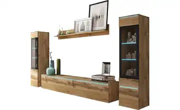 Wohnwand Eiche (Nachbildung)