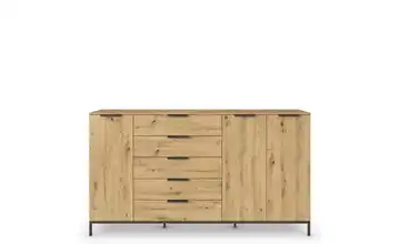 Highboard Eiche Artisan (Nachbildung) Eiche Artisan (Nachbildung) Front: Dekor, Oberboden: Dekor Graphit