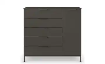 Sideboard Graphit Graphit Front: Dekor, Oberboden: Dekor Graphit