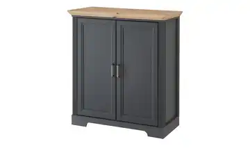 Sideboard Graphit, matt, Asteiche (Nachbildung)