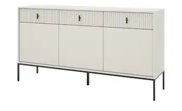 Sideboard Griffe und Gestell: Metall Schwarz kaschmirfarben