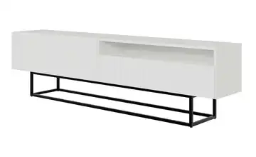 Selsey Lowboard Weiß Schwarz