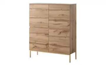 Selsey Highboard Bemmi Eiche (Nachbildung) Goldfarben