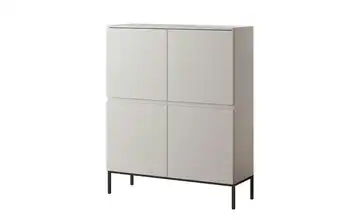 Selsey Highboard Bemmi Taupe Schwarz