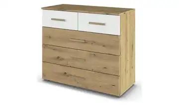 Kommode Mosbach Eiche Artisan (Nachbildung), Weiß
