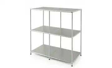 Floordirekt Metallregal Grau