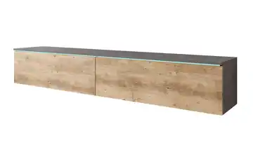 Lowboard Anthrazit, Kastanie (Nachbildung)