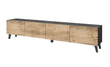 Lowboard Anthrazit, Kastanie (Nachbildung)