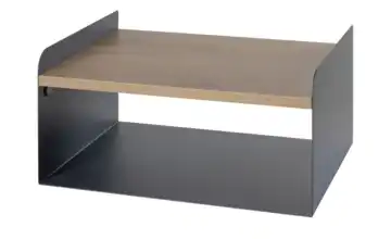 Wandkonsole Portillo Anthrazit, Eiche (Nachbildung)