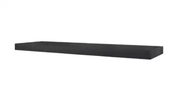 Wandregal Daule Schwarz 80 cm