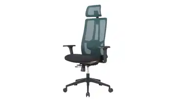 Büro-Drehstuhl Marne Schwarz, Grün