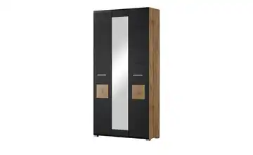 Garderobenschrank Fun Plus Schwarz, matt