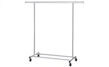 Kleiderständer 45 cm 161,5 cm silberfarben