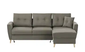 Ecksofa Carla Grau, Braun rechts