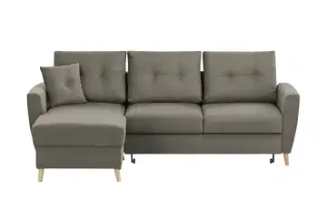 Ecksofa Carla Grau, Braun links