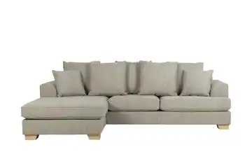 Ecksofa Franka Sand Webstoff links