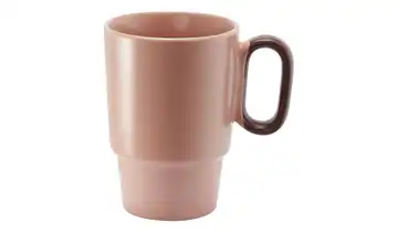 Kaffeebecher Rosa, Bordeauxrot