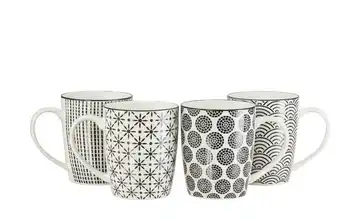 KHG Kaffeebecher 4er Set Vario