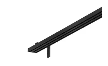 Vorhangschiene smart 3-Lauf 5,5 cm 2 cm 160 cm Schwarz