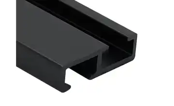 Vorhangschiene Level 1-Lauf Schwarz 250 cm