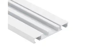 Mydeco Vorhangschiene Level 2-Lauf 200 cm Weiß