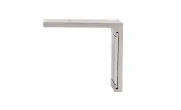 Wandträger smart 7,2 cm 2,6 cm edelstahlfarben