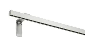 Vorhangschiene smart 1-Lauf 160 cm edelstahlfarben