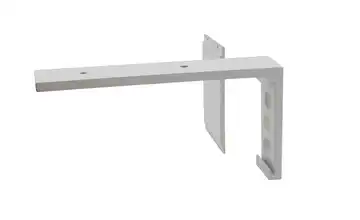 Wandträger smart 12,2 cm 2,5 cm edelstahlfarben