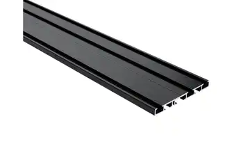 Mydeco Vorhangschiene Level 3-Lauf Schwarz 200 cm