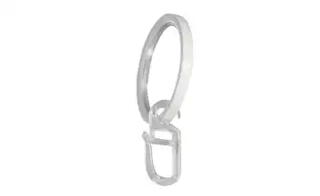 Flachringe 10er-Set 4 cm 0,4 cm Weiß