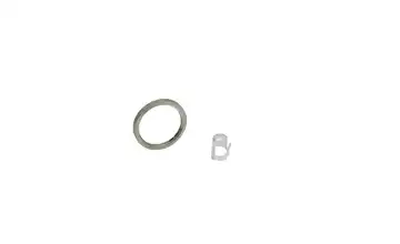 Flachringe 10er-Set 0,4 cm 4 cm edelstahlfarben