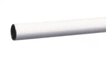 Gardinenstange Rohr 160 cm Weiß