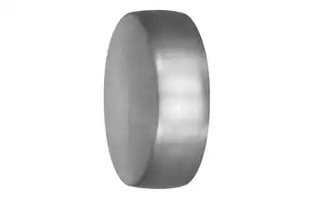 Endstück cap-noble 1 cm 2,5 cm edelstahlfarben