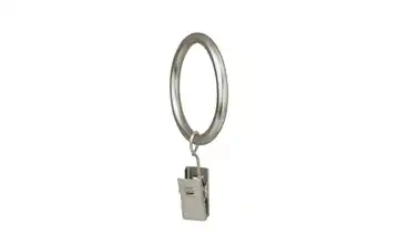 Rundringe 8er-Set 5 cm 0,5 cm edelstahlfarben