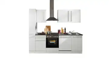  Küchenzeile mit E-Geräten  