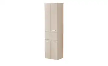 Bad-Hochschrank Lienz kaschmirfarben, matt 50 cm