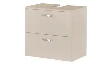 Waschbeckenunterschrank Lienz kaschmirfarben, matt 57 cm