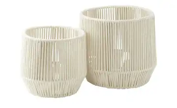 Aufbewahrungskorb, 2er Set Creme