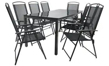  Gartenmöbel 9er-Set  
