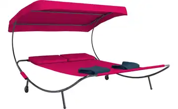 Doppelliege Rot Rot