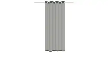 HOMEbasics Ösenschal 175 cm Grau