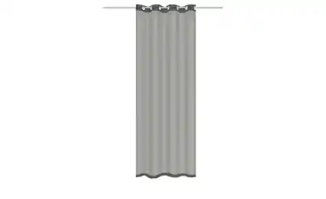 HOMEbasics Ösenschal 225 cm Grau