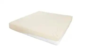 Jersey-Elastan Boxspringlaken Ecru 150 cm