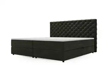 Boxbett mit Stauraum DS Bergamo Dunkelgrau 140 cm