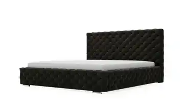 Polsterbett mit Stauraum DS Astra Schwarz 120 cm